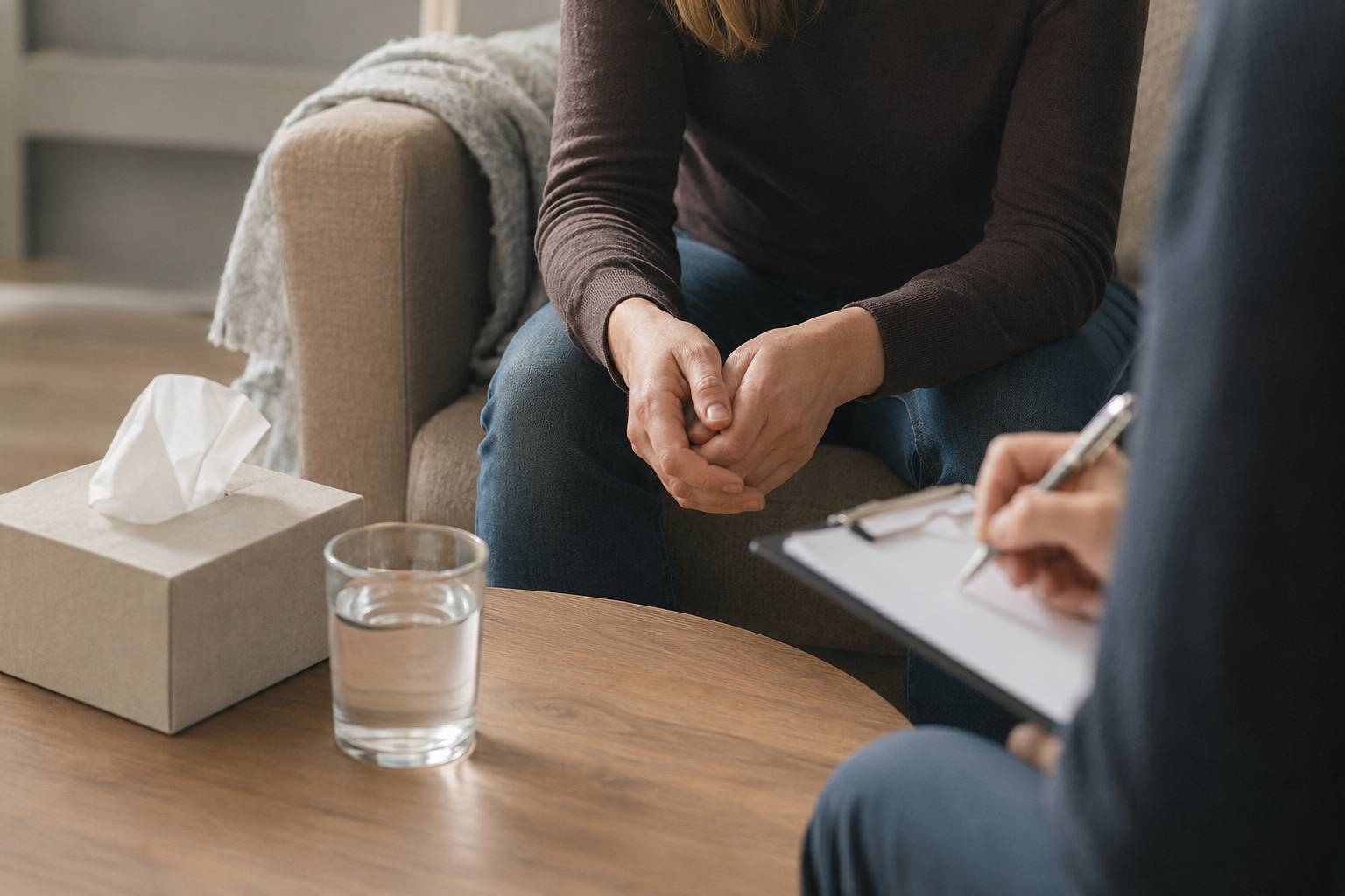 Психолог помогает родственнице зависимого по программе 21 день